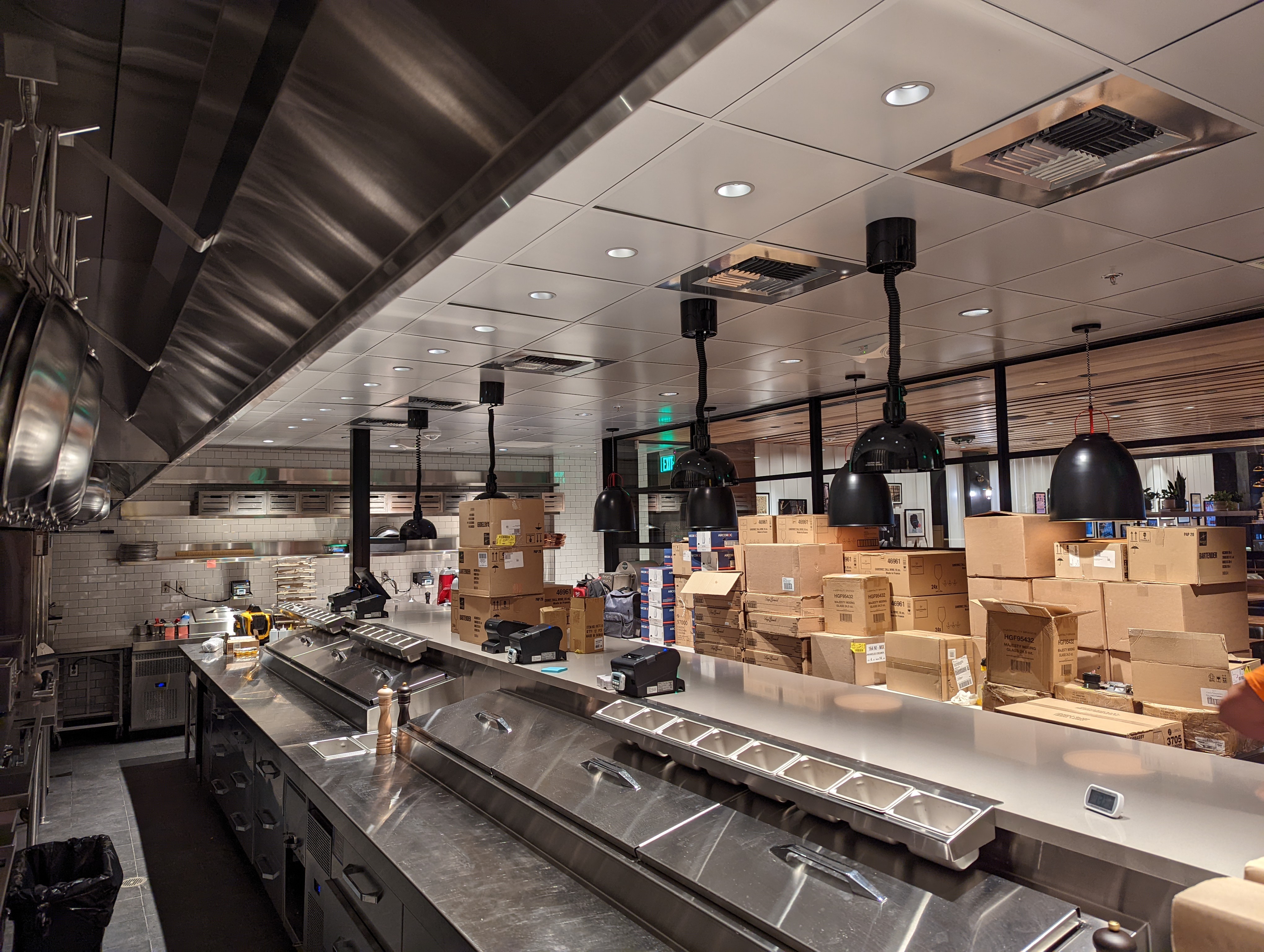 Commercial kitchen electrical work